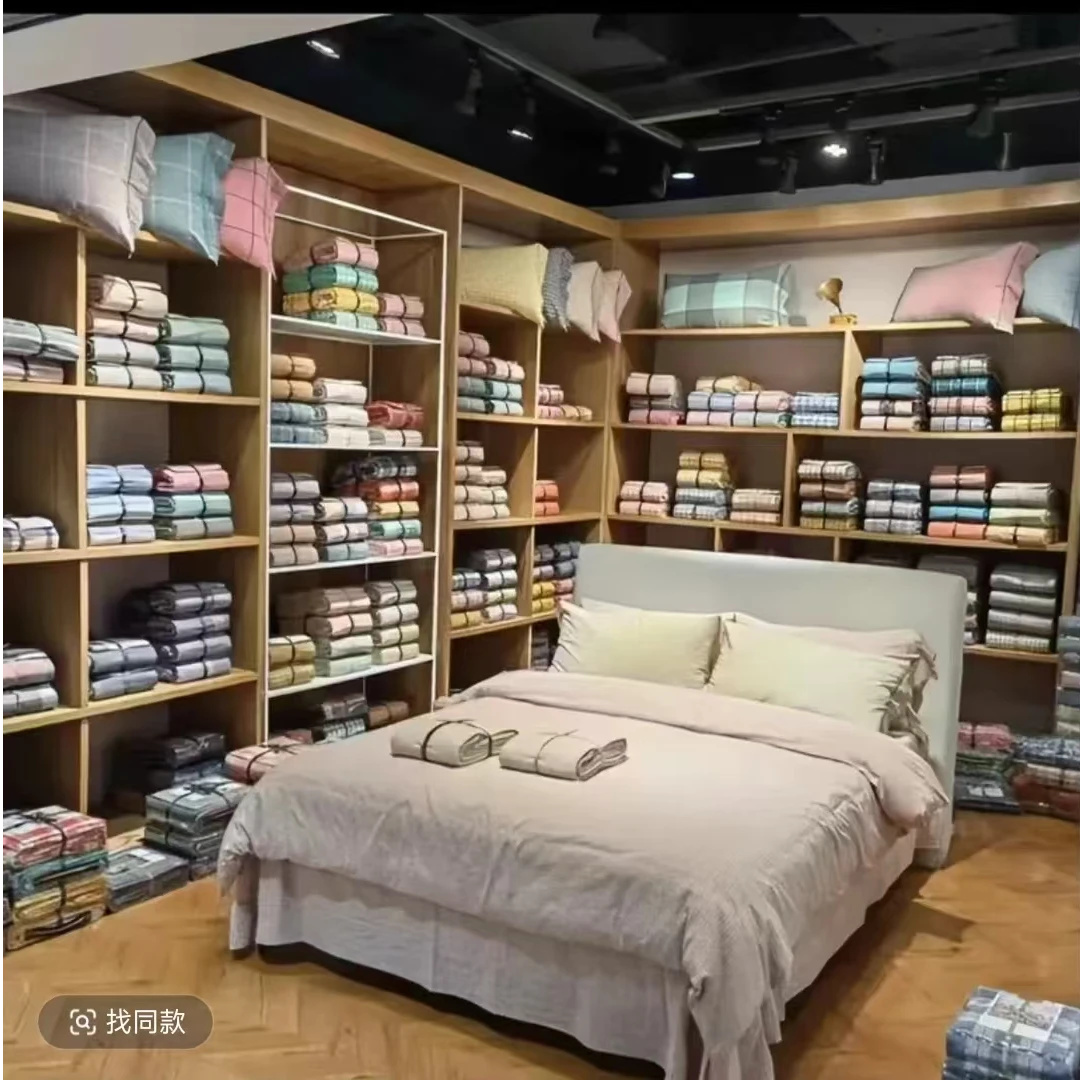 【A欧阳柳家纺店~杂款彩竹棉四件套】