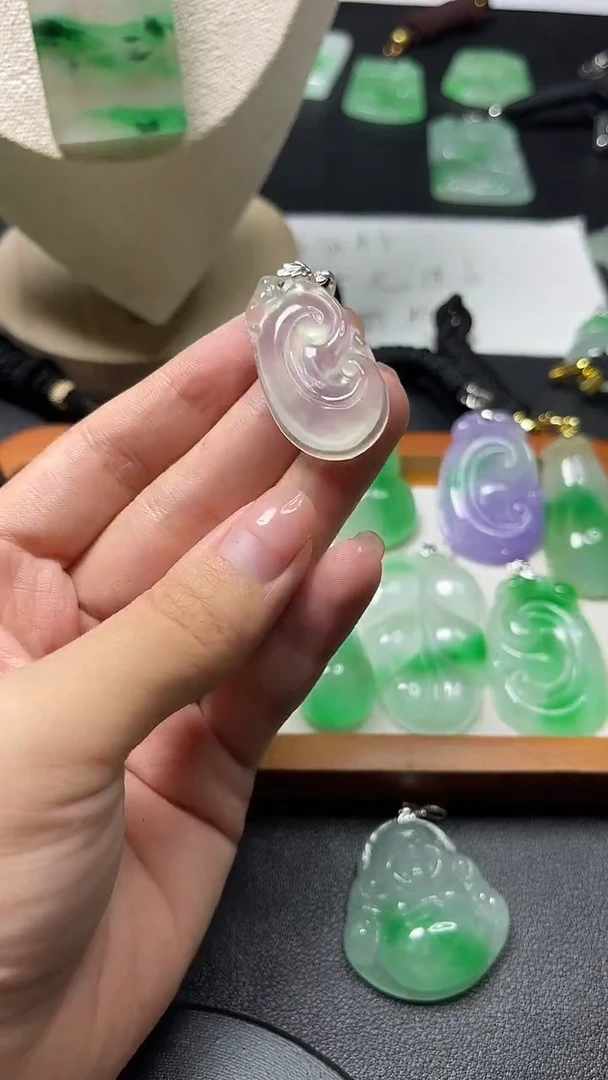 颈饰未镶嵌翡翠所见即所得 一图一物