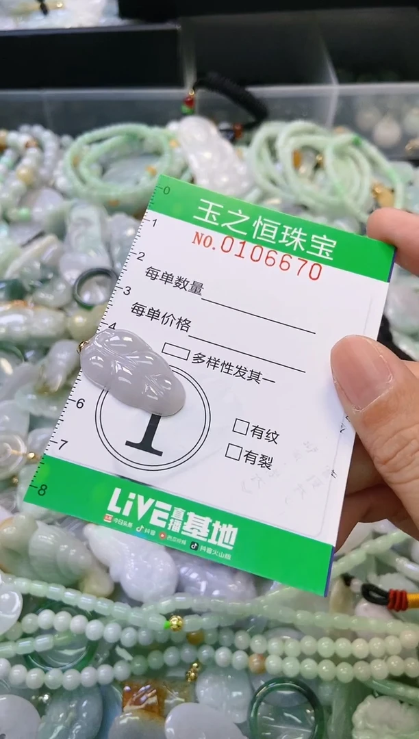 翡翠未镶嵌颈饰闪购0106670