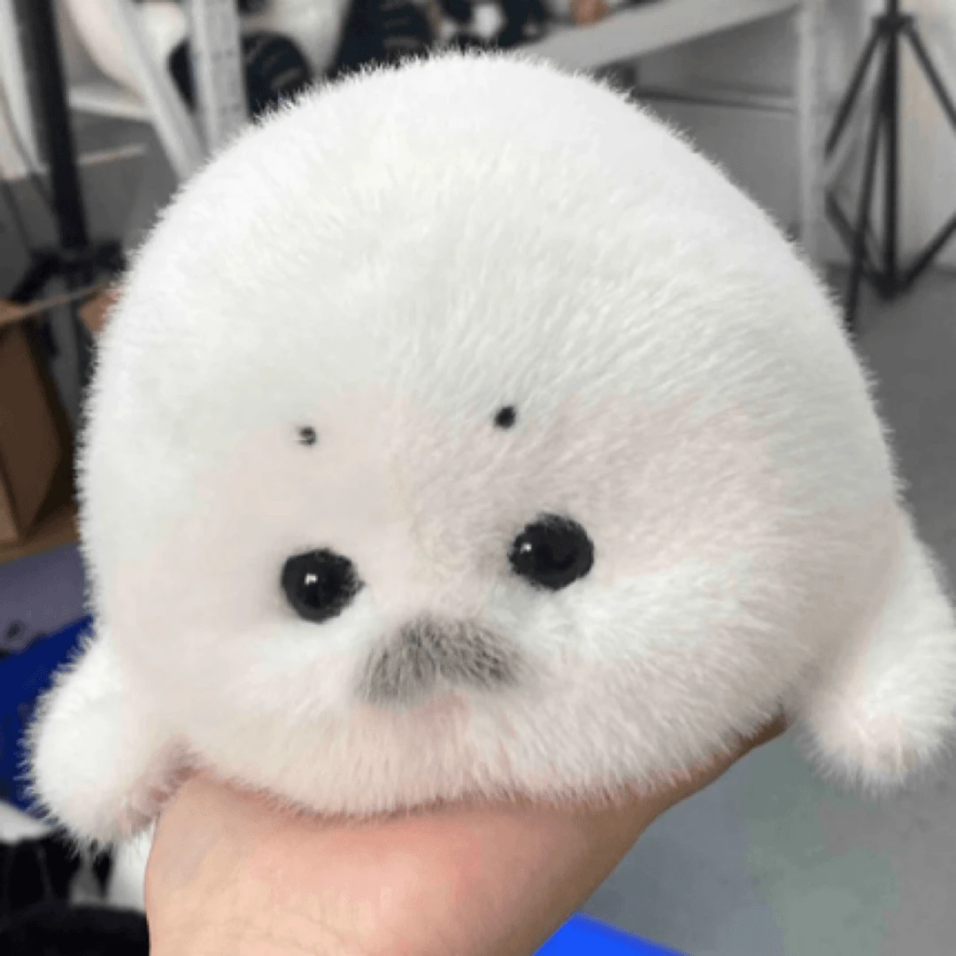 掌动海豹挂件托卡熊正品手工精制海洋生物匠心手作玩偶毛绒公仔