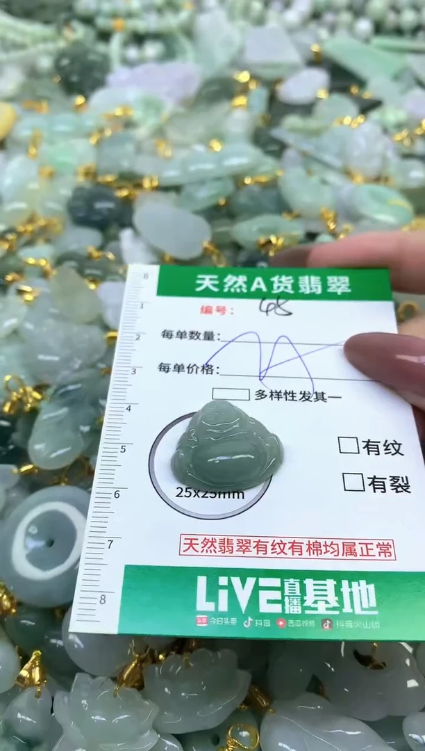 颈饰未镶嵌翡翠天然缅甸A货翡翠