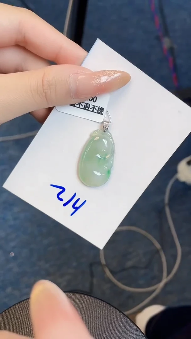 【闪购商品】翡翠颈饰18K金镶嵌000000000