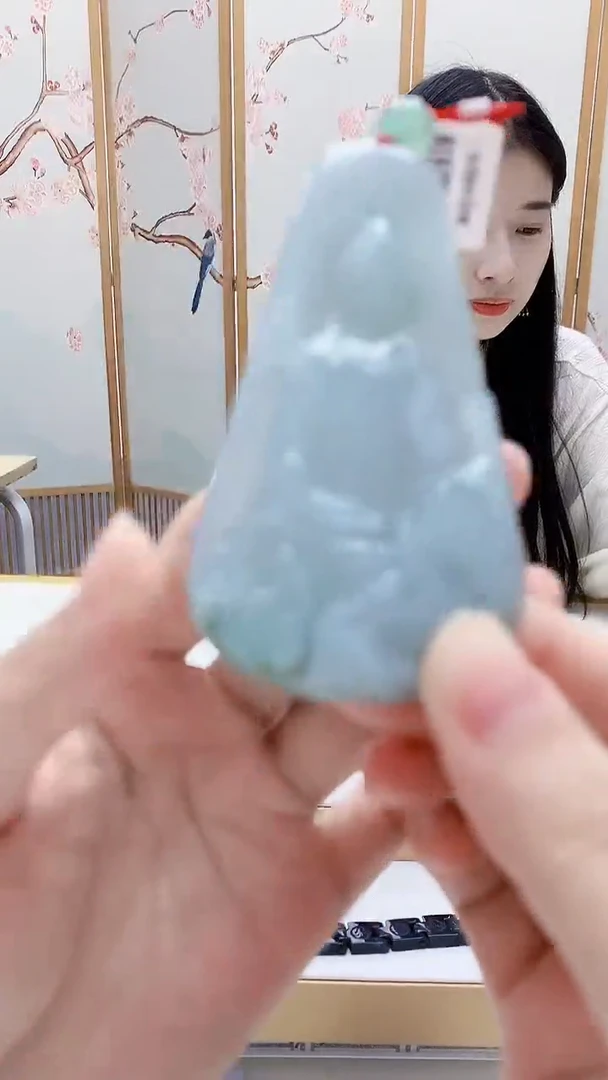 未镶嵌定制翡翠4812lr-毛货挂件15