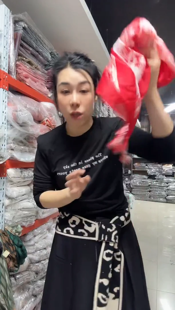 亚麻芳姐围巾福利091