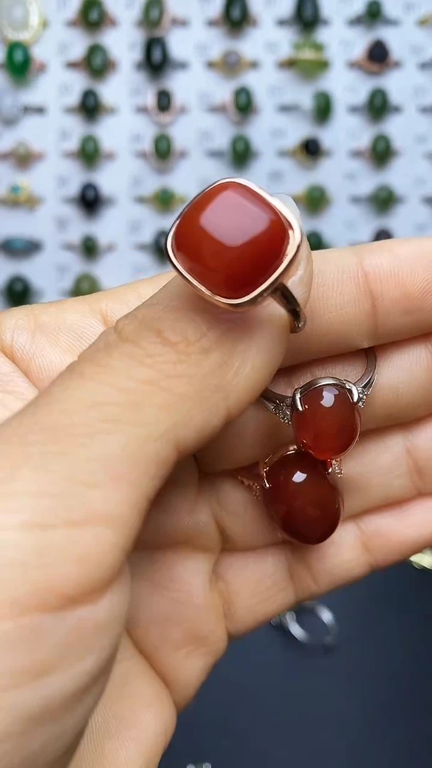 【闪购商品】南红玛瑙戒指未镶嵌1