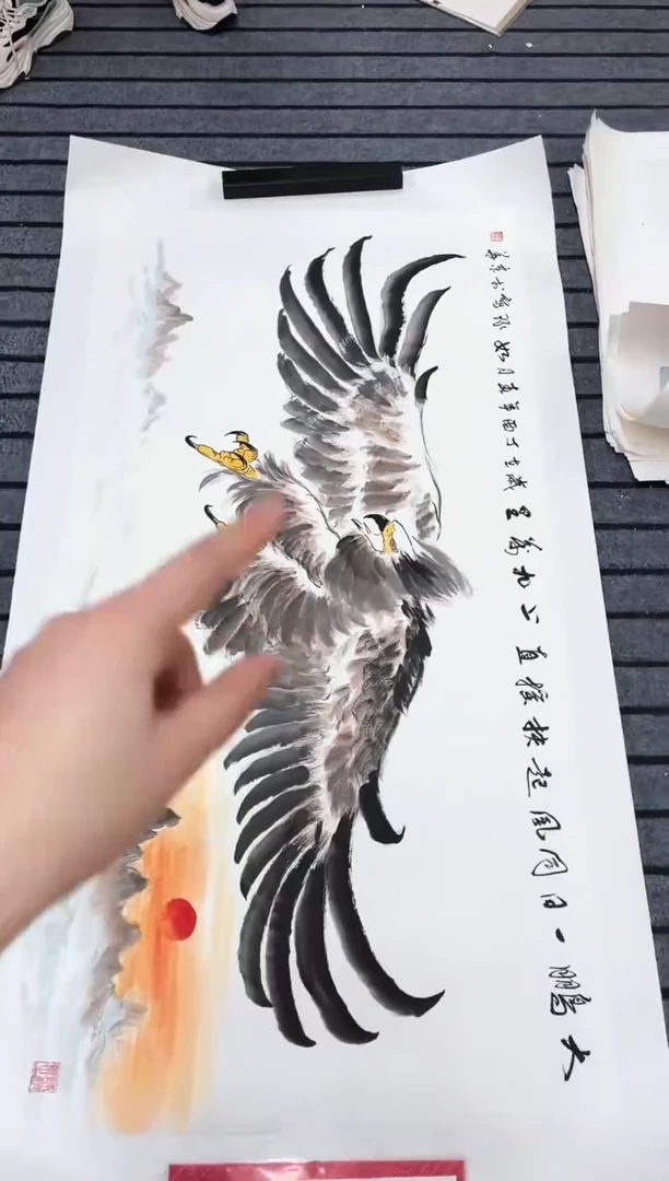 精品国画花鸟作品