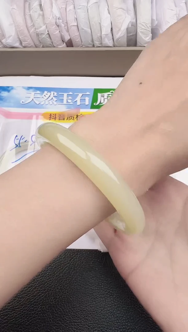 未镶嵌手镯石英质玉圈口56 57
