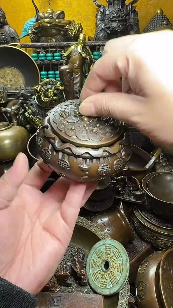 铜器摆件收收藏藏