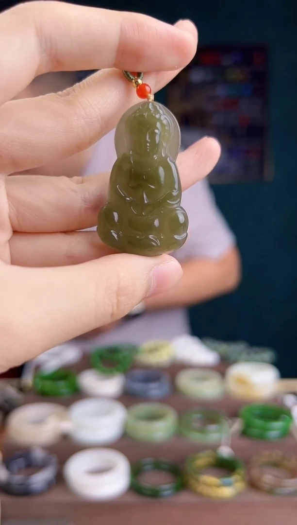 和田玉未镶嵌颈饰多样性发货 拍一单发一个