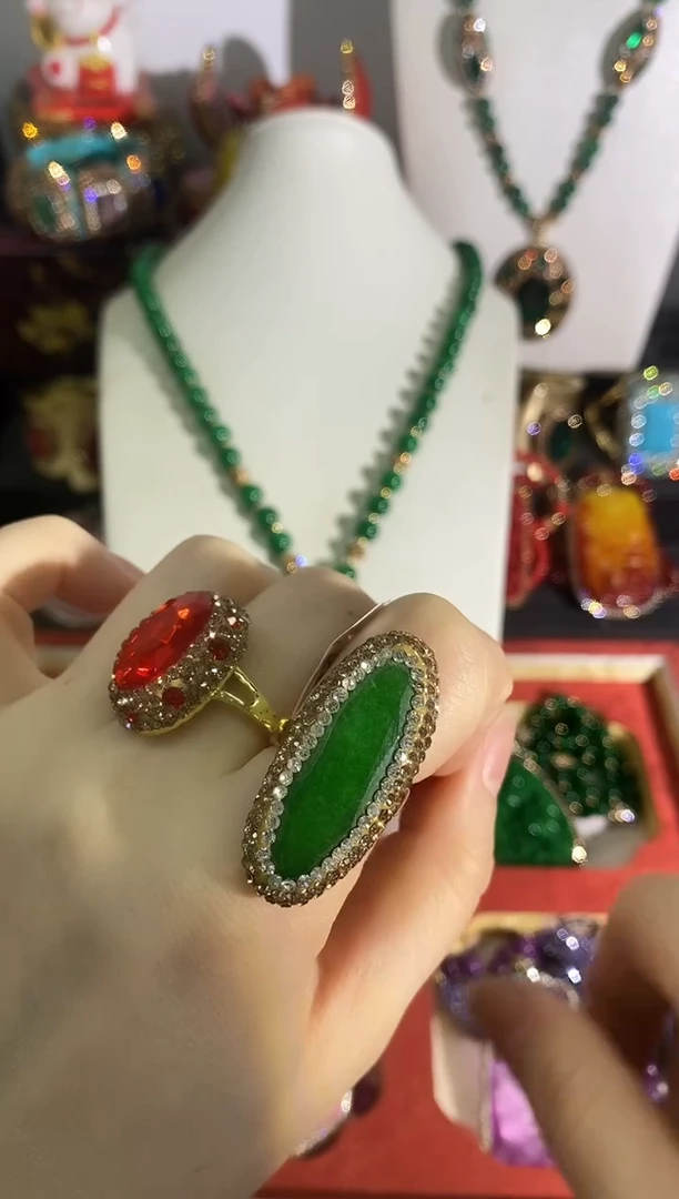 铜合金合成立方氧化锆戒指