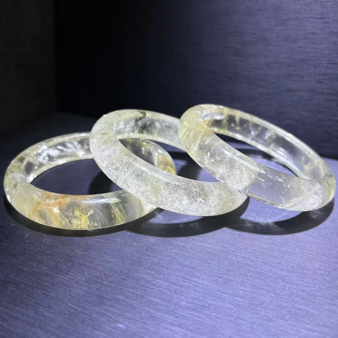 C3447-黄发晶水晶手镯-配盒-多样性发其一WR