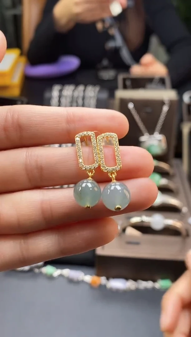 颈饰银S925镶嵌翡翠17757