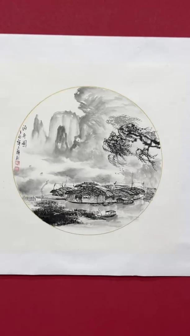 国画国画绘画山水花鸟