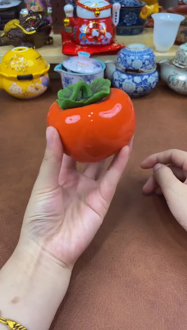 陶瓷茶具摆件旅行套组