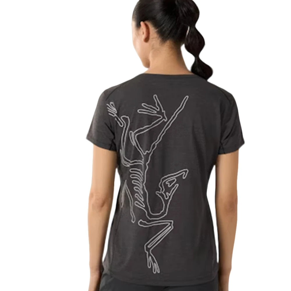 【加拿大直发】始祖鸟女式Taema Arc'Bird 后背大鸟标短袖T恤