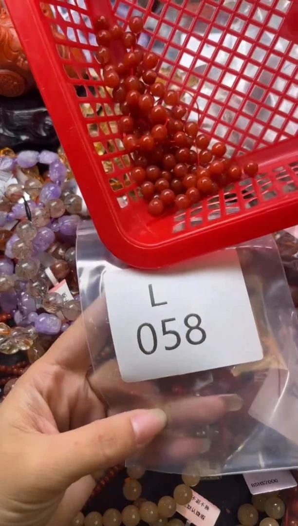 未镶嵌南红玛瑙珠宝奇石L058-7散珠