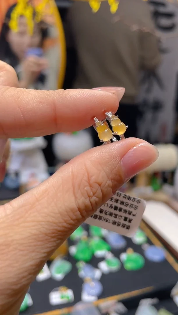 【闪购商品】翡翠颈饰18K金镶嵌假一赔三