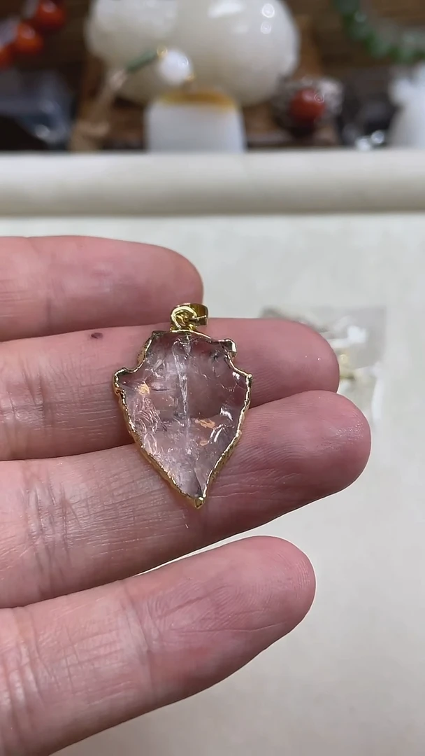 【闪购商品】1银S925镶嵌水晶水晶吊坠
