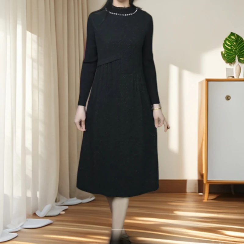 5221-时尚气质修身显瘦女装连衣裙