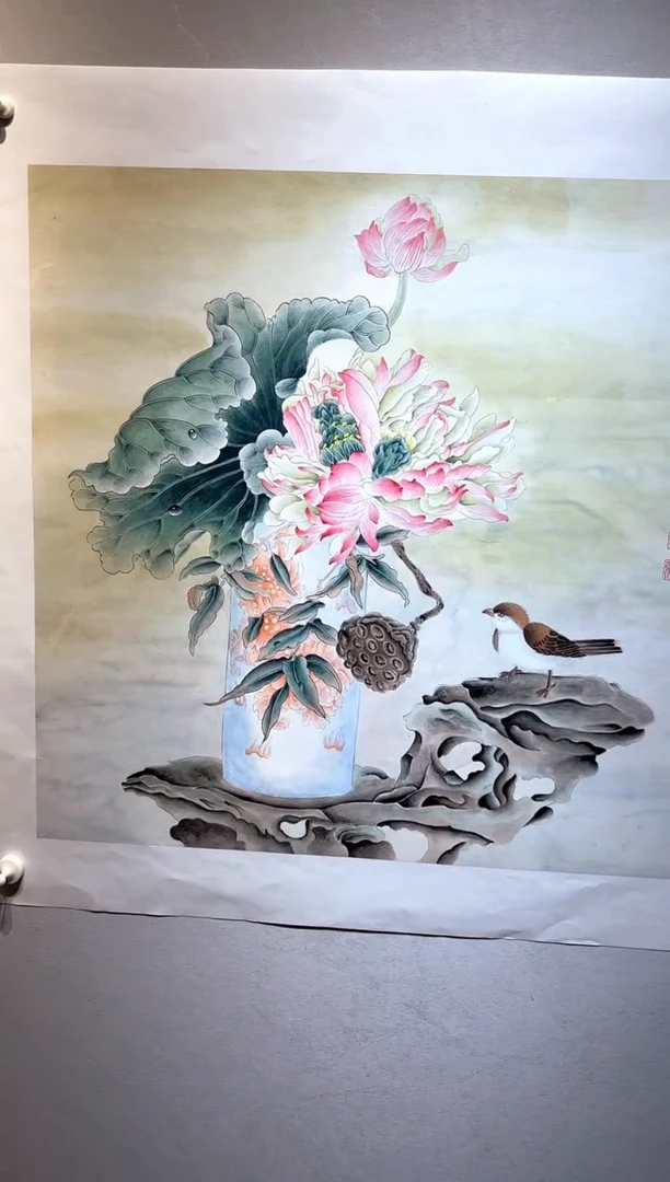 国画国画HN-1102792-张跃华央创美术馆精品定制备案作品