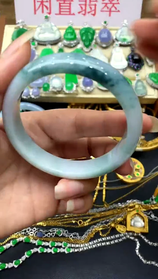 未镶嵌手镯翡翠475-中国好珍宝