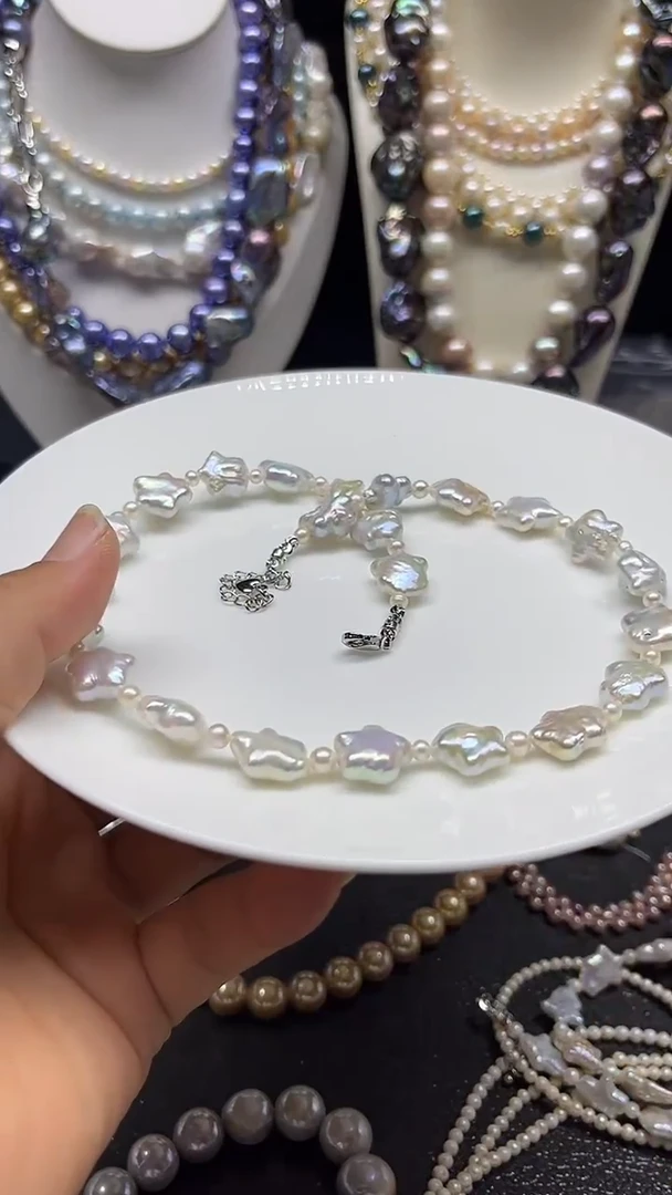 淡水珍珠未镶嵌颈饰多人