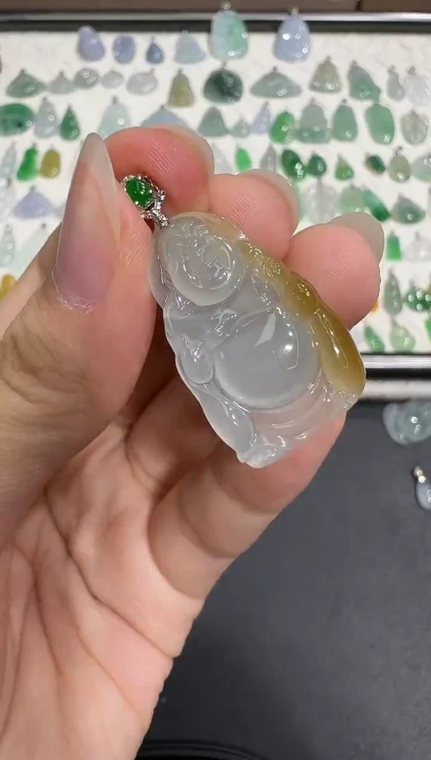 颈饰18K金镶嵌翡翠X1017-1501-242