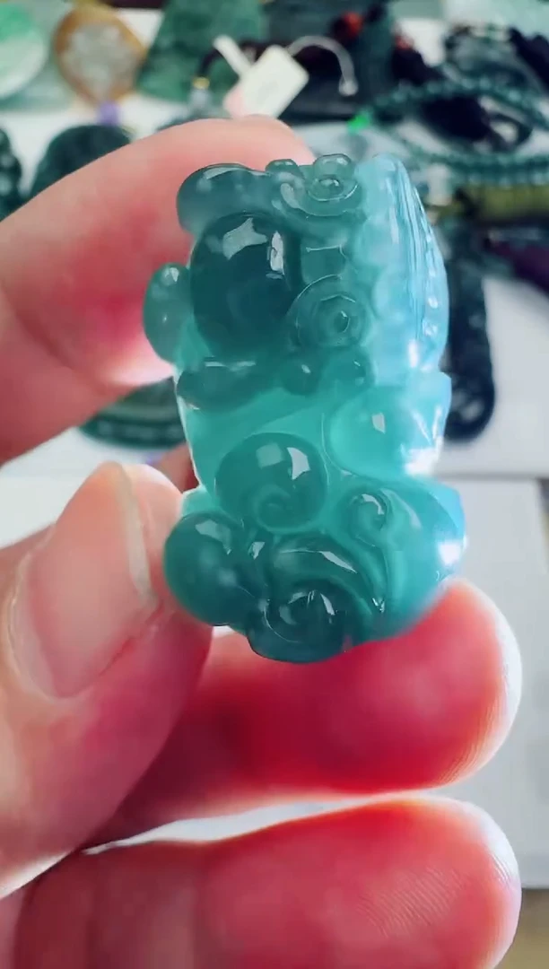 翡翠未镶嵌颈饰多样性随机发其一