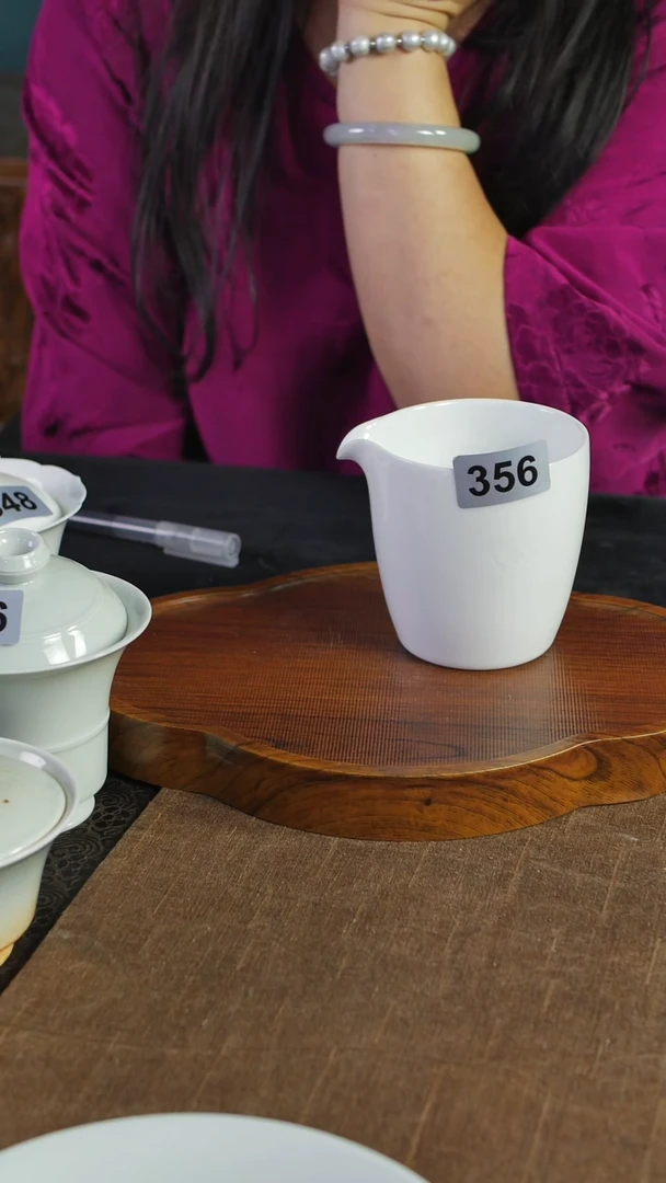 公道杯356号高白泥瓷瓷
