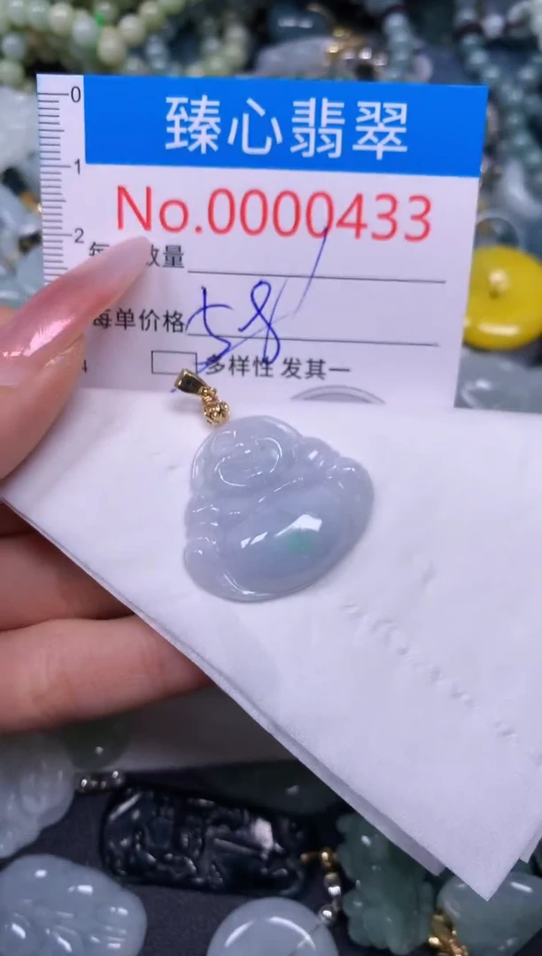 【闪购商品】翡翠颈饰未镶嵌含绳000433
