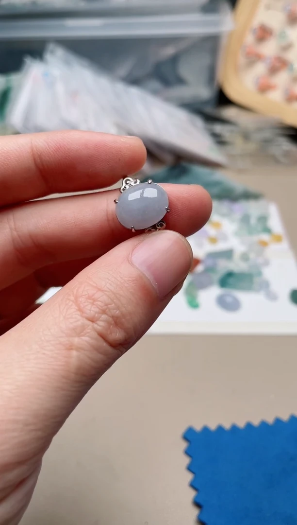 【闪购商品】翡翠戒指银S925镶嵌1000000017