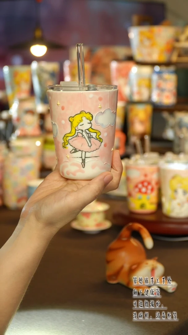 景德镇陶瓷手工手绘&A148