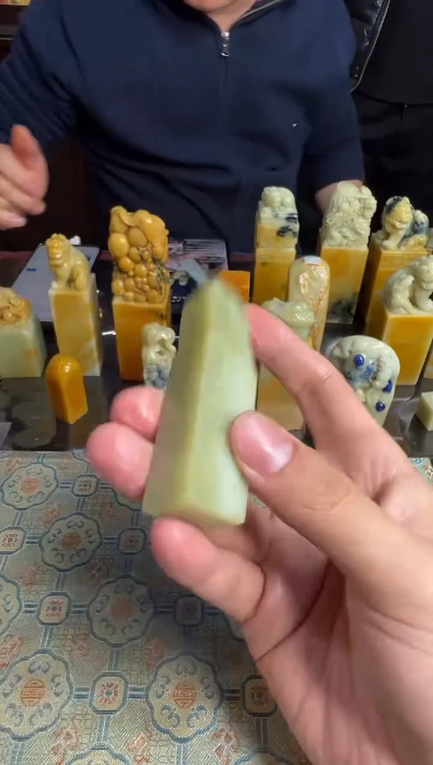 【闪购商品】青田石印石编号编号dqt3001