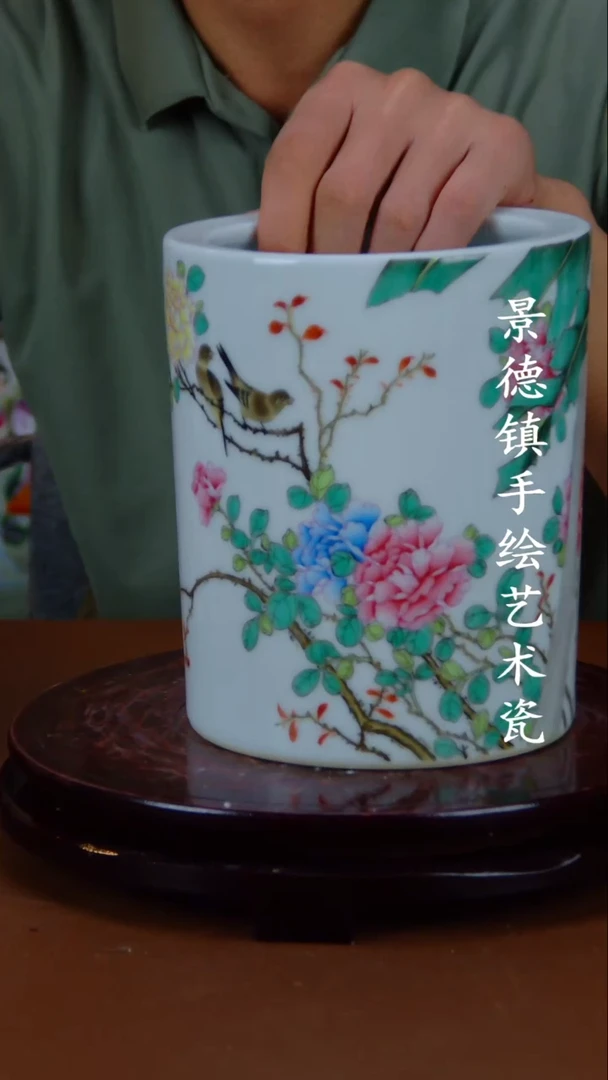 瓶景德镇手工手绘陶瓷摆件49
