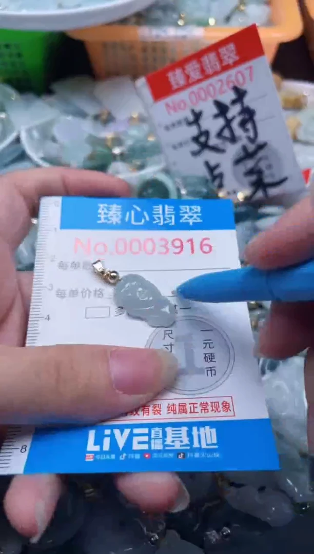 颈饰未镶嵌翡翠3916