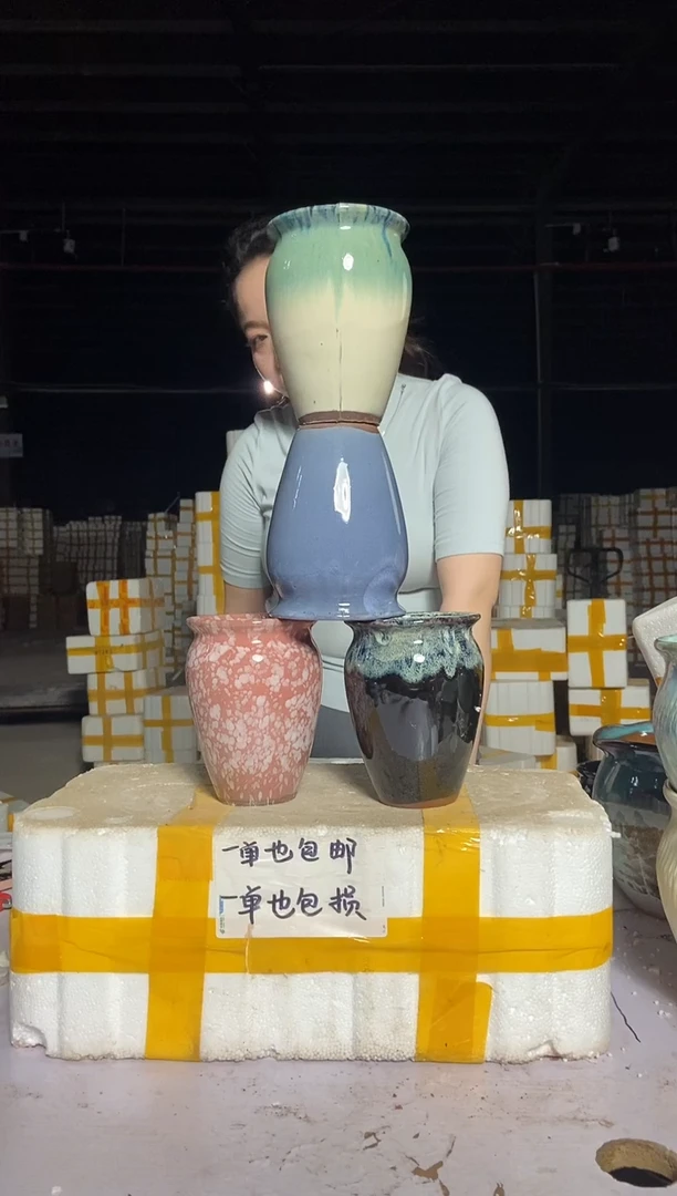 宜兴紫砂粗陶花盆12/16