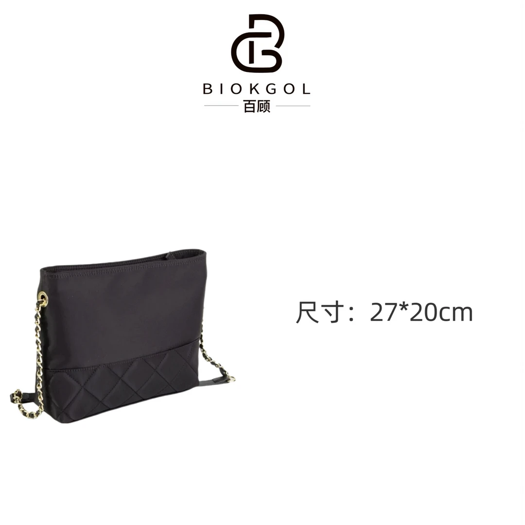 原创设计  高定真皮   藤格链条斜挎包     9386