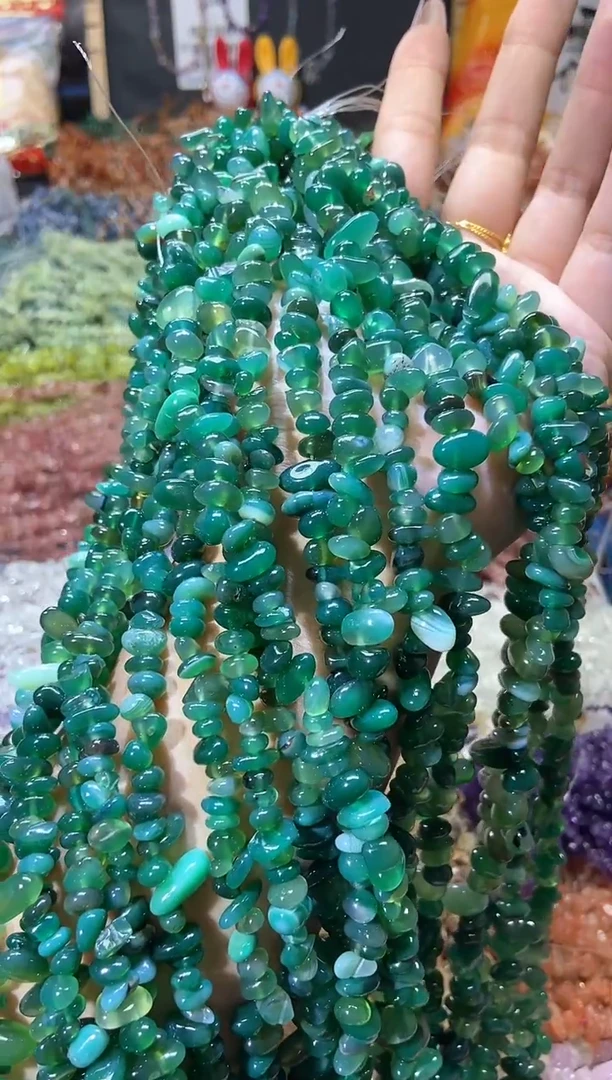 【闪购商品】水晶珠宝半成品未镶嵌aa绿manao