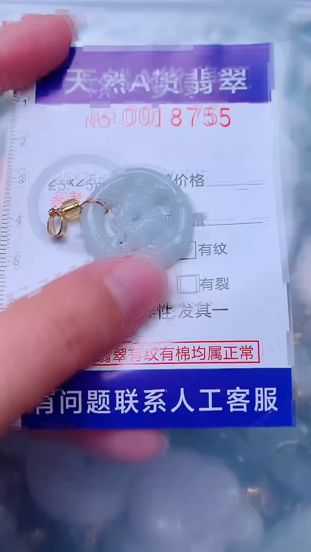 吊坠(不含链)未镶嵌翡翠1