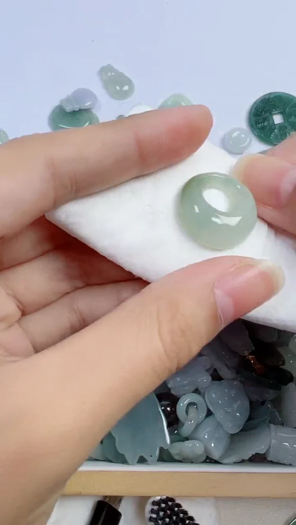 散珠翡翠418号链接，A货翡翠