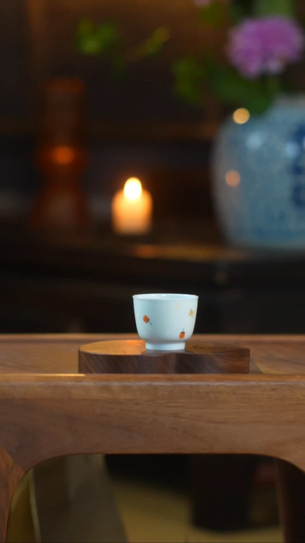 茶具柿子杯柿子杯柿子杯