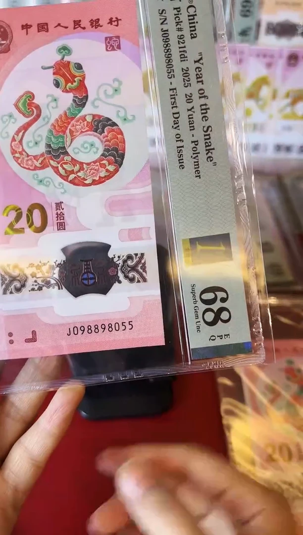 塑料2025 蛇钞 单张  098898055