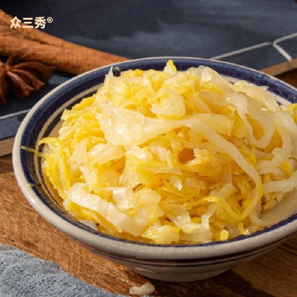 【苗嫂专属】东北大缸酸菜丝 大白菜酸菜丝 500克6袋 包邮