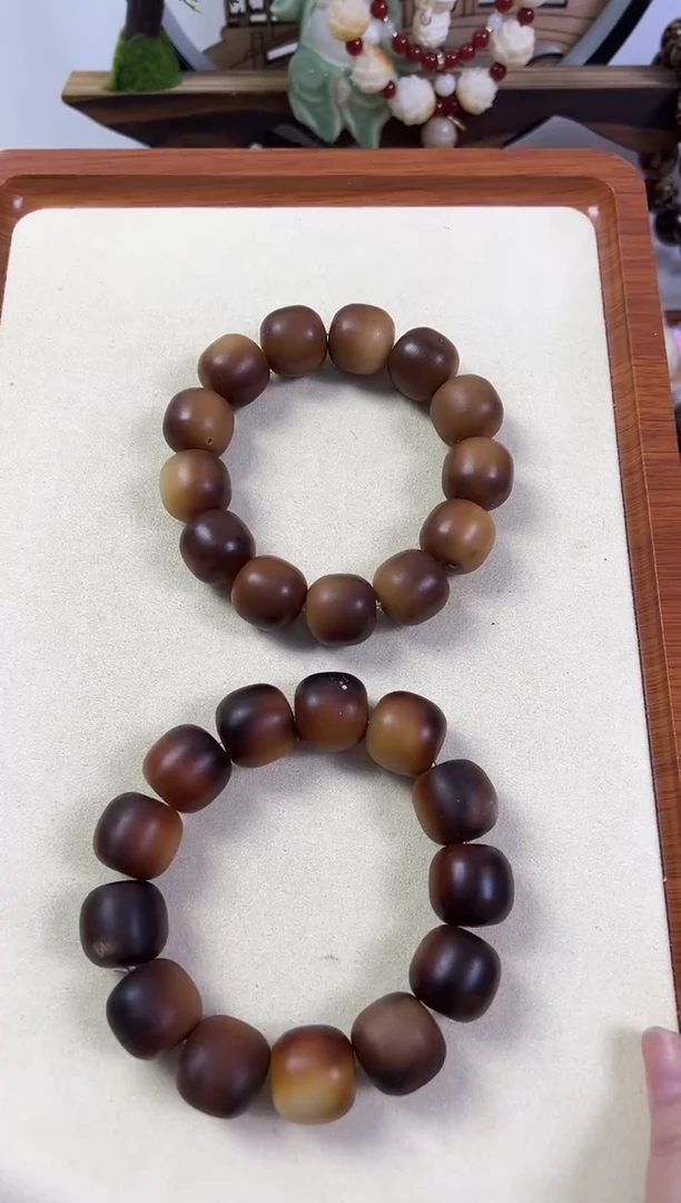 菩提根/象牙果手串20干磨桶珠大暇介意勿拍