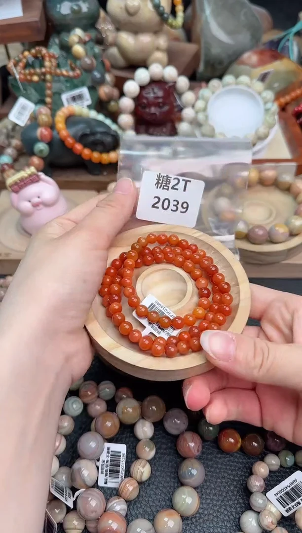 石英质玉未镶嵌手链2T2039