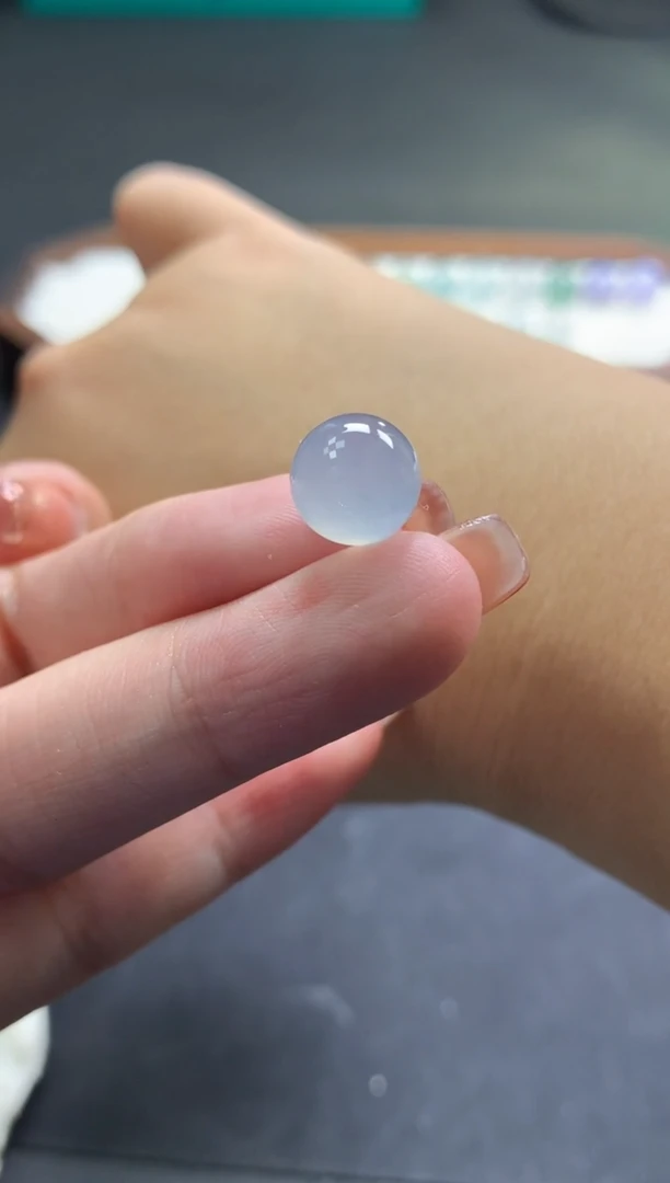 未镶嵌定制翡翠卡9.7mm