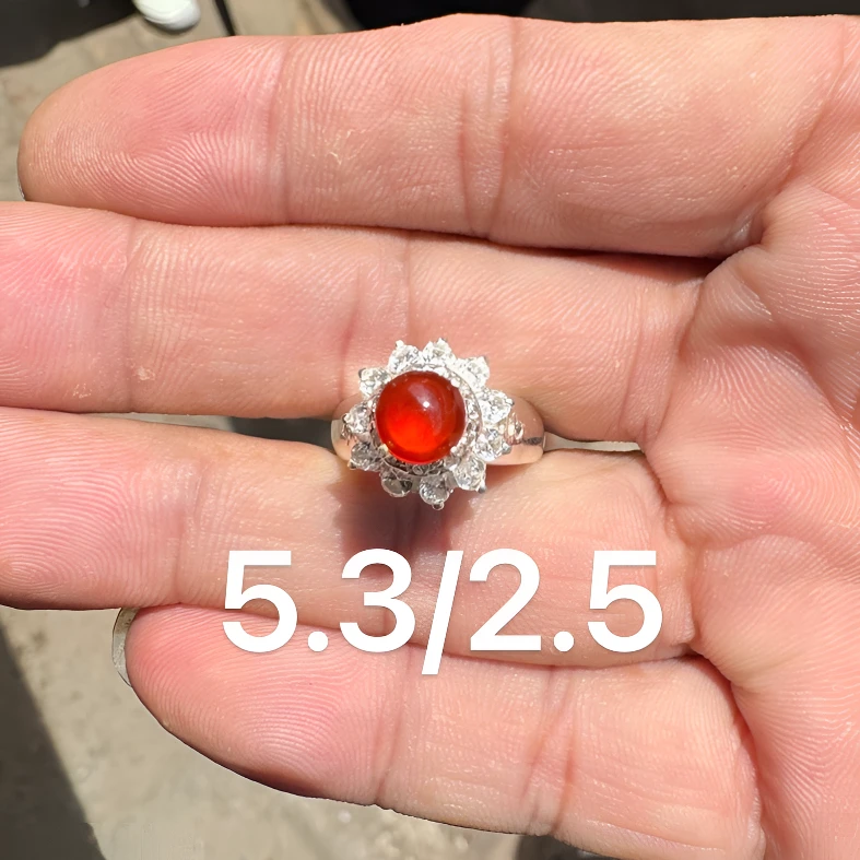 0725(小哪吒在源头)玻璃种翡翠正圆炸光D级红翡干净肉细荧光足M60