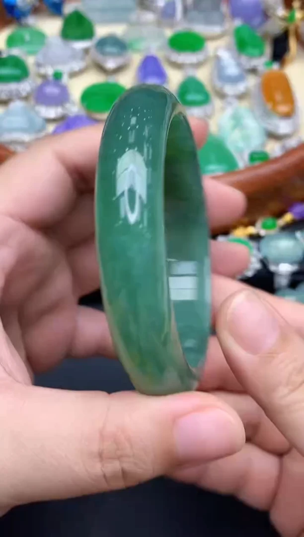 未镶嵌手镯翡翠215-中国好珍宝