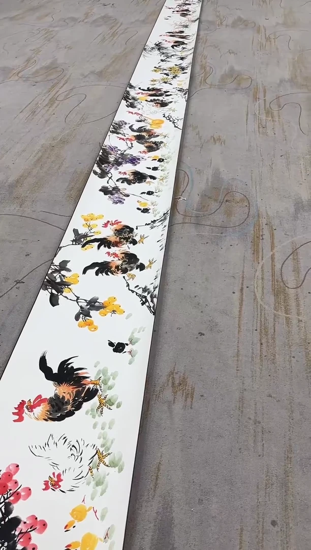 国画颜新辉-10米长卷-盛世吉祥