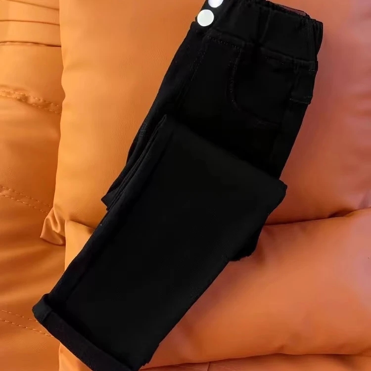 年货款女童一体绒小脚裤12312